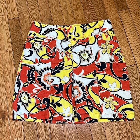 Ann Taylor Swirly/Floral Skirt Size 10 - Picture 1 of 9